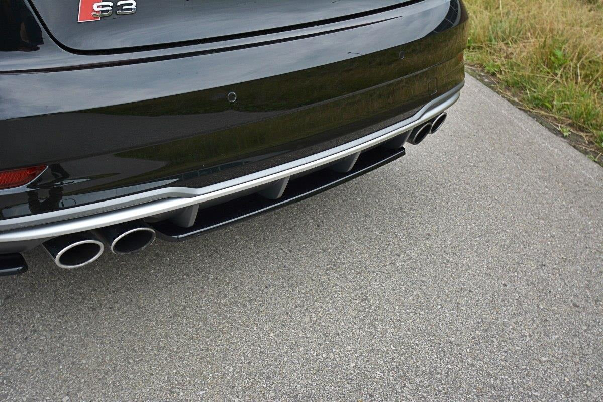 MAXTON DESIGN | Sedan Central Rear Splitter (Audi S3 8V Facelift) - ModsDirect