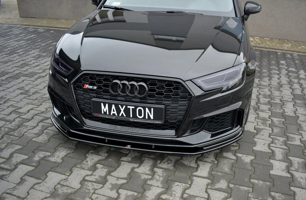 MAXTON DESIGN | Sportback V1 Front Splitter (FL Audi RS3 8V) - ModsDirect