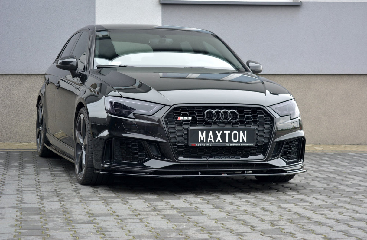 MAXTON DESIGN | Sportback V1 Front Splitter (FL Audi RS3 8V) - ModsDirect