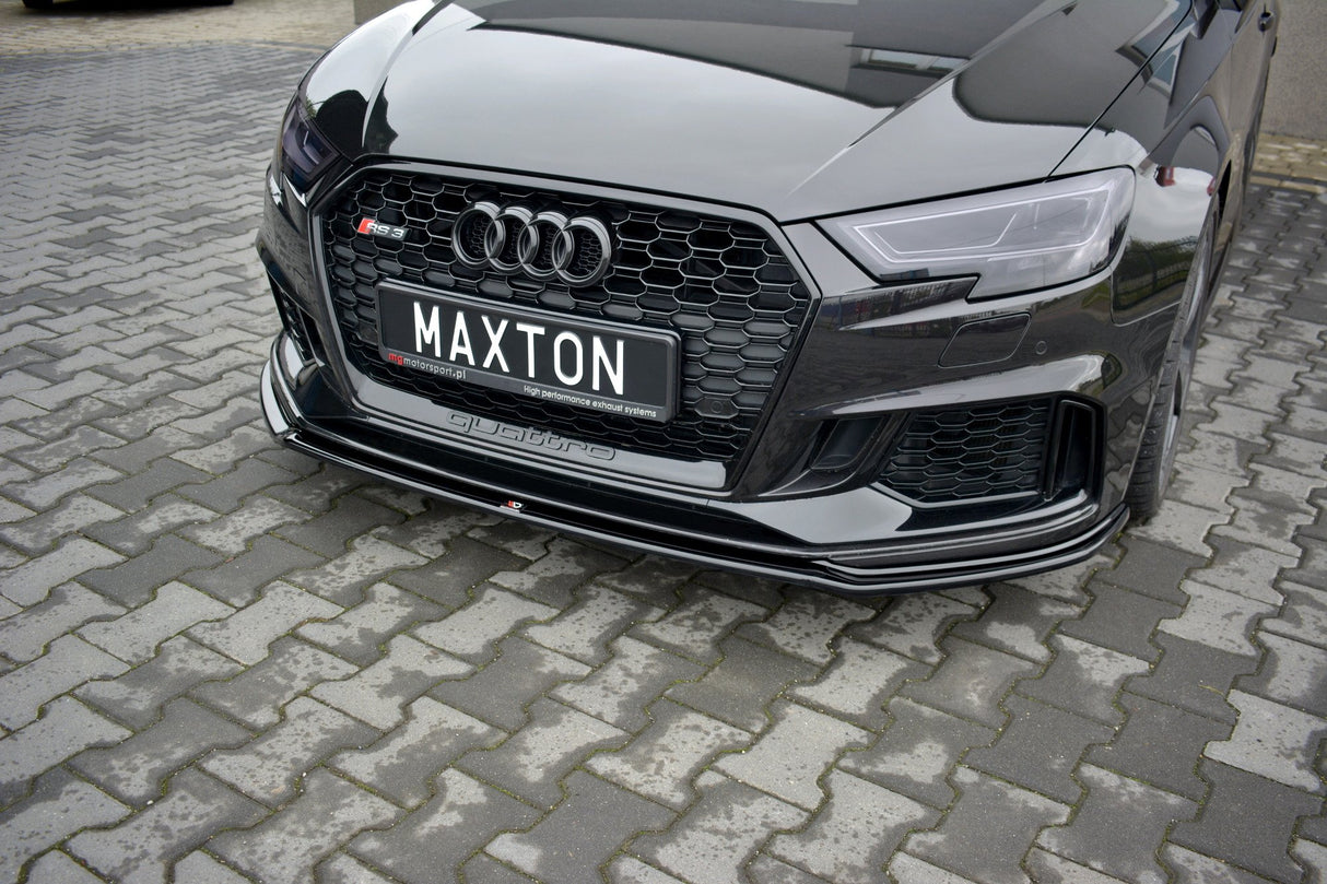 MAXTON DESIGN | Sportback V2 Front Splitter (FL Audi RS3 8V) - ModsDirect