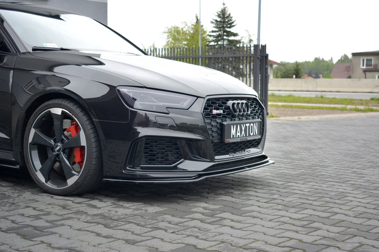 MAXTON DESIGN | Sportback V2 Front Splitter (FL Audi RS3 8V) - ModsDirect