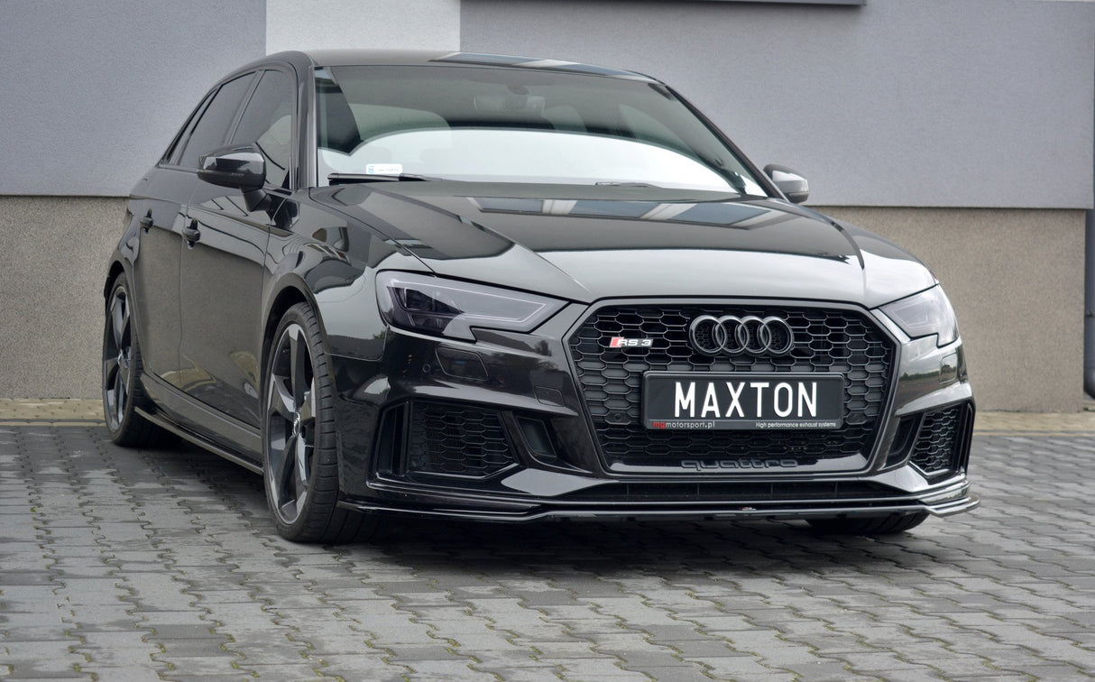MAXTON DESIGN | Sportback V2 Front Splitter (FL Audi RS3 8V) - ModsDirect