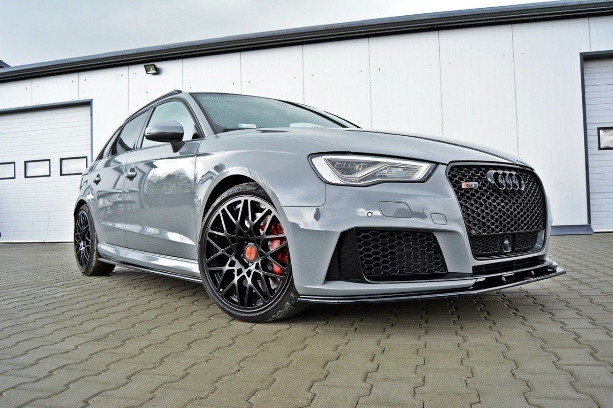 MAXTON DESIGN | V2 Front Splitter (PFL Audi RS3 8V Sportback) - ModsDirect