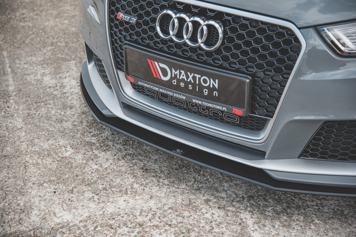 MAXTON DESIGN | Racing Durability Front Splitter (PFL Audi RS3 8V Sportback) - ModsDirect