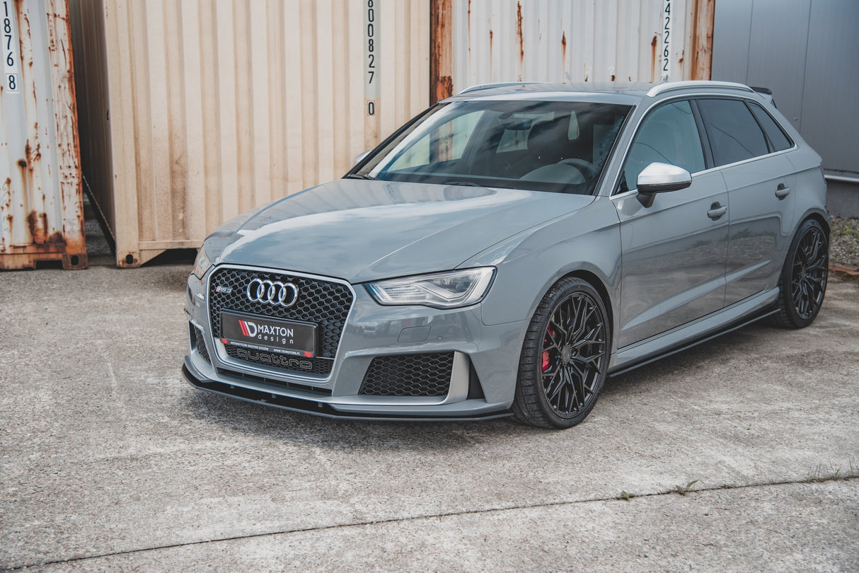 MAXTON DESIGN | Racing Durability Front Splitter (PFL Audi RS3 8V Sportback) - ModsDirect