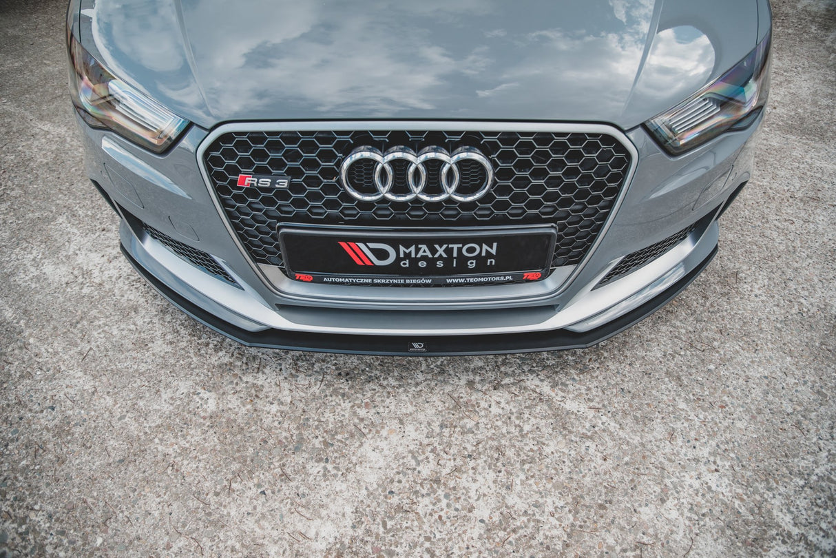MAXTON DESIGN | Racing Durability Front Splitter (PFL Audi RS3 8V Sportback) - ModsDirect