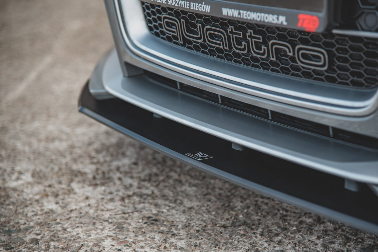 MAXTON DESIGN | Racing Durability Front Splitter (PFL Audi RS3 8V Sportback) - ModsDirect