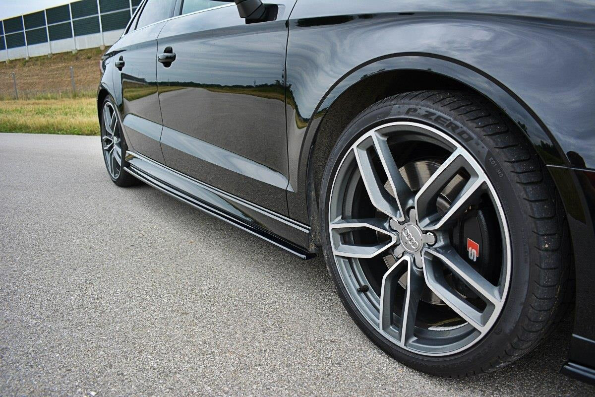 MAXTON DESIGN | Sedan Side Skirts (Audi S3/A3 S-Line 8V) - ModsDirect