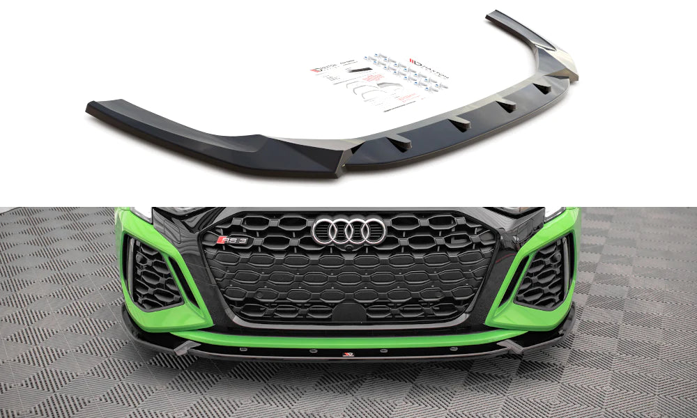 MAXTON DESIGN | Front Splitter V1 (Audi RS3 8Y) - ModsDirect