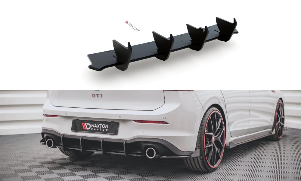 MAXTON DESIGN | V1 Racing Durability Rear Diffuser (MK8 GTI) - ModsDirect