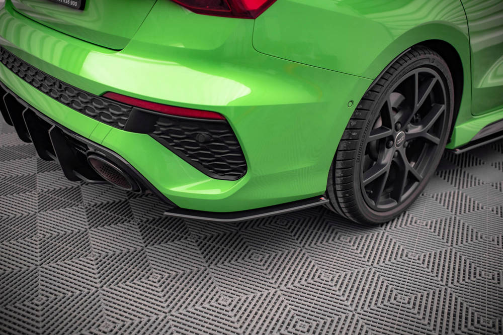 MAXTON DESIGN | Racing Durability Rear Side Splitter (Audi RS3 8Y Sedan) - ModsDirect