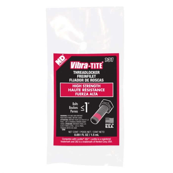 Millway Vibra-Tite 131 Threadlocker 1.5ml