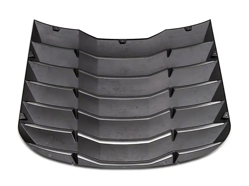 MP CONCEPTS Rear Window Louver in Gloss Black enhances car style with aerodynamic, sleek, and modern design.