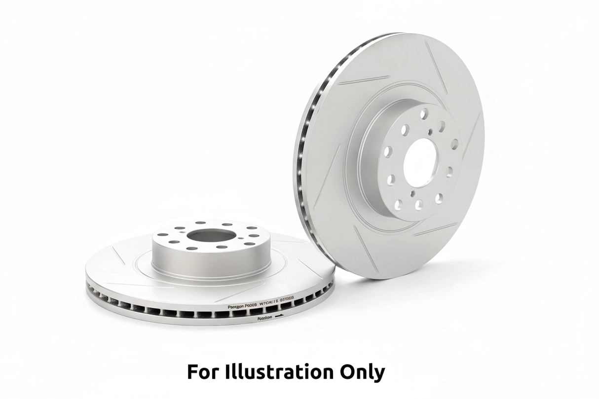 Paragon Performance Front Brake Rotors - Audi A3 / TT / VW Golf Mk7 / 7.5 Inc GTI - Sold as Pair