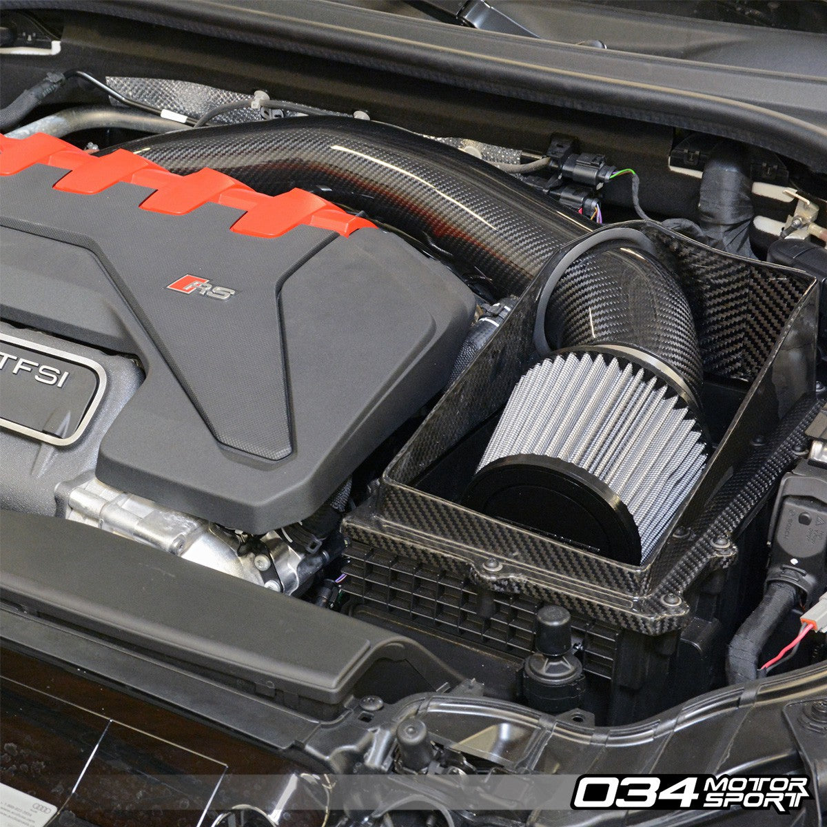 034Motorsport | Carbon Fiber Open-top Cold Air Intake (Audi RS3 8V / TTRS 8S) - ModsDirect