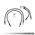 034Motorsport | Stainless Steel Braided Brake Line Kit (Audi A3, S3/VW Golf R MK7, 7.5) - ModsDirect