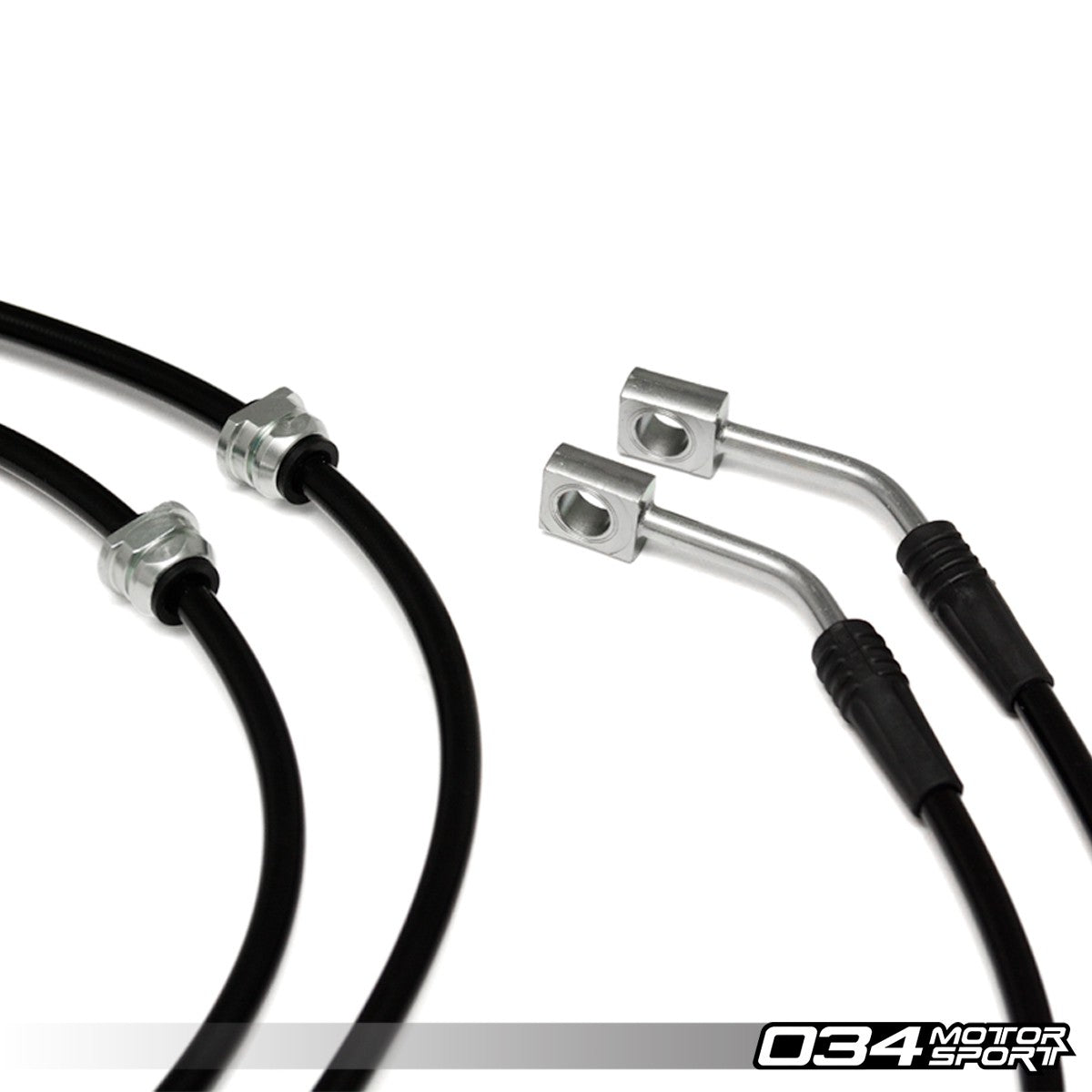 034Motorsport | Stainless Steel Braided Brake Line Kit (Audi A3, S3/VW Golf R MK7, 7.5) - ModsDirect