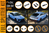 CN7 V2 Elantra N Sedan Facelift V2 - 2024 Full Lip Splitter Set - ModsDirect