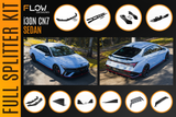 CN7 V2 Elantra N Sedan Facelift V2 - 2024 Full Lip Splitter Set - ModsDirect