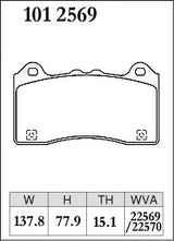 DIXCEL Front Brake Pads – Ford Focus RS (LZ)