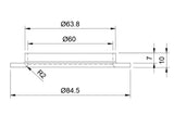 Millway Adapter for racing springs 60mm to 65mm (2,5 inch)