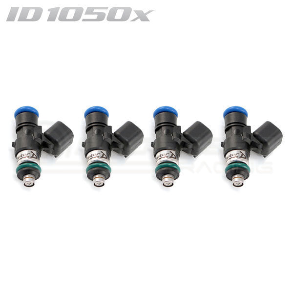 ID1050-XDS Injectors Set of 4, 34mm Length, 14mm Top O-Ring, 14mm Lower O-Ring- Universal