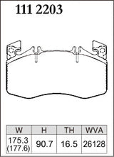 DIXCEL Front Brake Pads – Mercedes-AMG A45S (W177)
