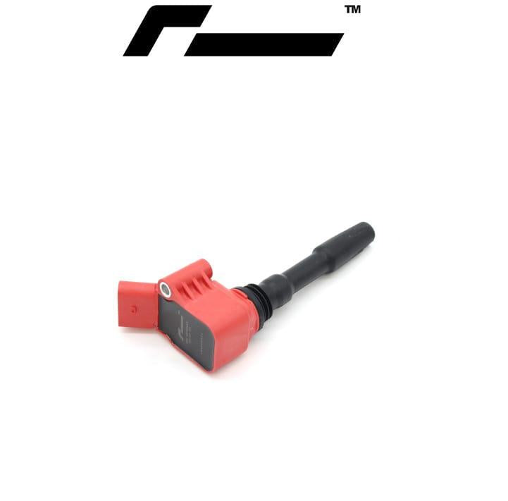 RacingLine Higher-Output Ignition Coil / MQB EVO / MQB 2.0TSI, 1.8TSI, 2.5TFSI- Red