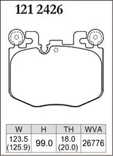 DIXCEL Front Brake Pads – Toyota GR Supra (A90)