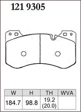 DIXCEL Front Brake Pads – BMW M2 (G87) / M3 (G80) / M4 (G82) - Daily / Street (M Type)