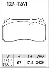 Dixcel Rear Brake Pads – BMW M2 (F87) / M3 (F80) / M4 (F82) – 2NH Caliper