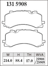 DIXCEL Front Brake Pads – Audi S6 (C8) S7 (C8) S8 (D5) SQ7 (4M) SQ8/RSQ8 (4MN)