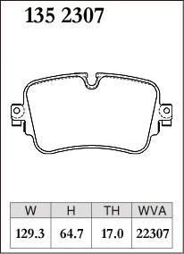 DIXCEL Rear Brake Pads – Audi A6/S6 (C8) A7/S7 (C8) A8/S8 (D5) Q7/SQ7 (4M) Q8/SQ8/RSQ8 (4MN) / VW Touareg (CR)