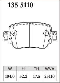 Dixcel Front Brake Pads – Audi RS6 (C8) / RS7 (C8) / Porsche Cayenne / Cayenne Coupe (9YA / 9YB)