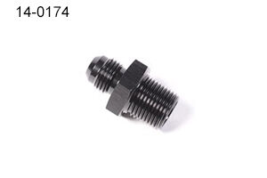 Radium AN Male to NPT Male Straight Fittings- 6AN Male to 3/8" NPT Male Straight
