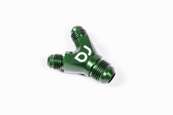 Radium AN Y Adaptor Block Fitting- 8AN to 2 x 6AN