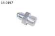 Radium AN Male Flare to Metric Male Fittings- 6AN Male Flare to M18x1.5 Male