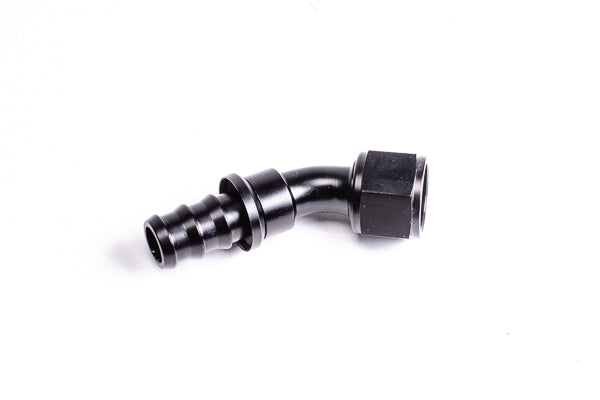 Radium PushLok Hose Ends- 8AN 45 Degree