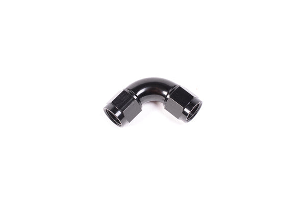 Radium AN Coupler Female to Female Fitting- 6AN 90 Degree