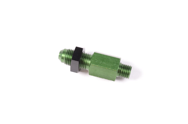 Radium AN Bulkhead Fitting with Jam Nut- 6AN to M12x1.5mm Male