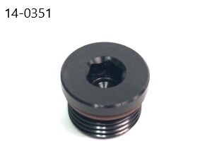 Radium AN ORB Round Internal Hex Plug- 10AN