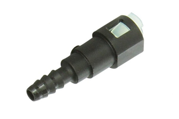 Radium SAE Female EFI Quick Connect to Barb Fittings- 5/16" SAE Female to 3/8" Barb Straight (9.5mm)