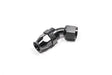Radium 8AN PTFE Hose End Black- 45 Degree