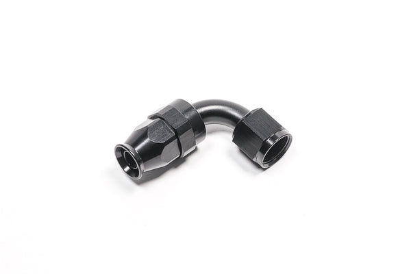 Radium 8AN PTFE Hose End Black- 90 Degree