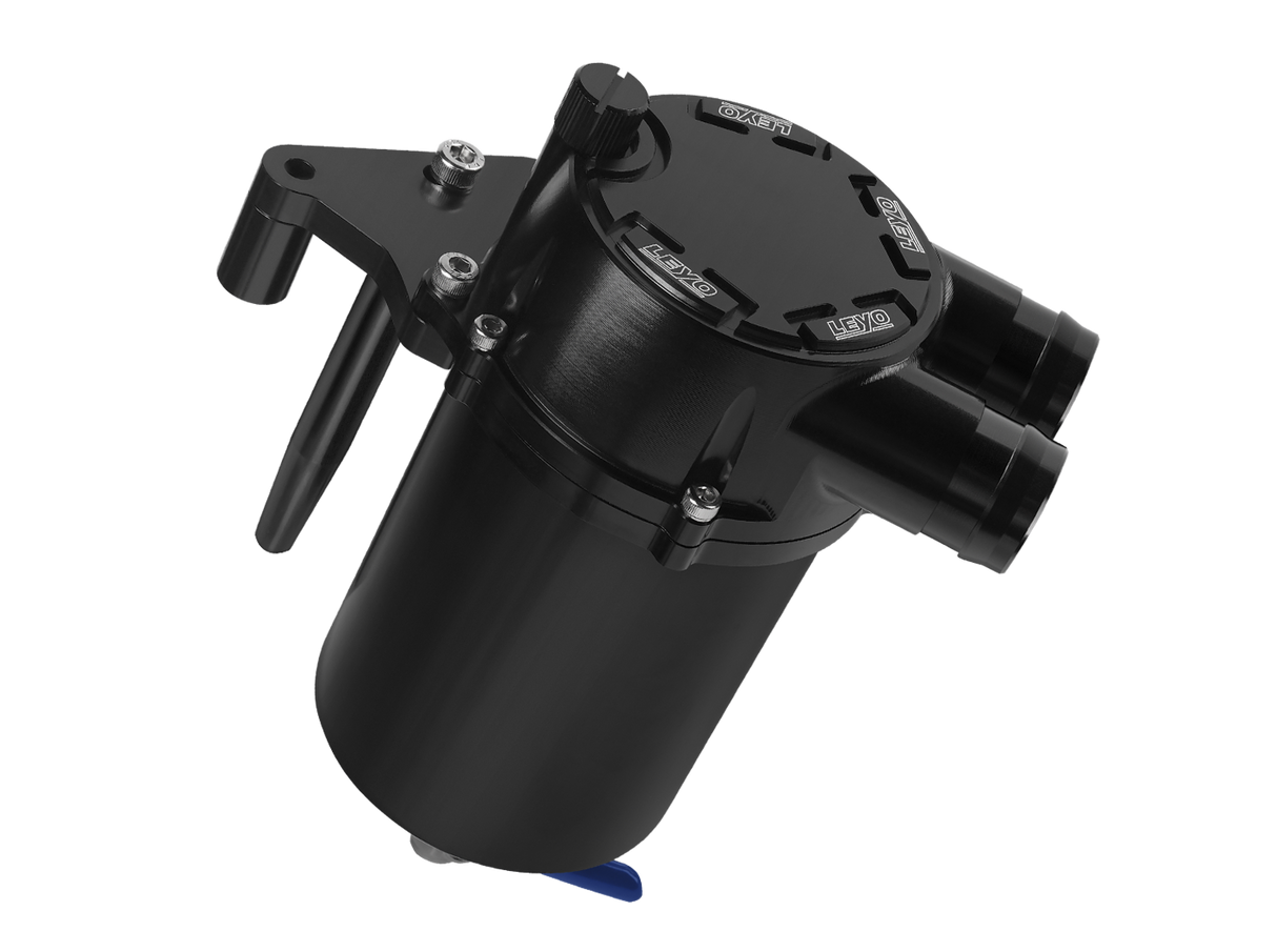 LEYO Motorsport | Oil Catch Can Kit (Black) - ModsDirect