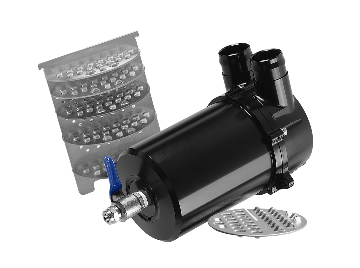LEYO Motorsport | Oil Catch Can Kit (Black) - ModsDirect