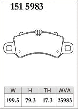 Dixcel Front Brake Pads – Porsche 911 (991.2 / 992) / 718 Boxster / 718 Cayman (982)