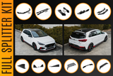 i30N Hatch PDE V6 FL2 2025 Full Lip Splitter Set - ModsDirect