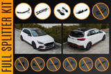 i30N Hatch PDE V6 FL2 2025 Full Lip Splitter Set - ModsDirect