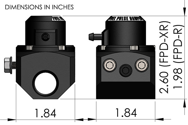 Radium FPD-R/FPD-XR Inline Fuel Pulse Damper Kit- FPD-XR 10AN